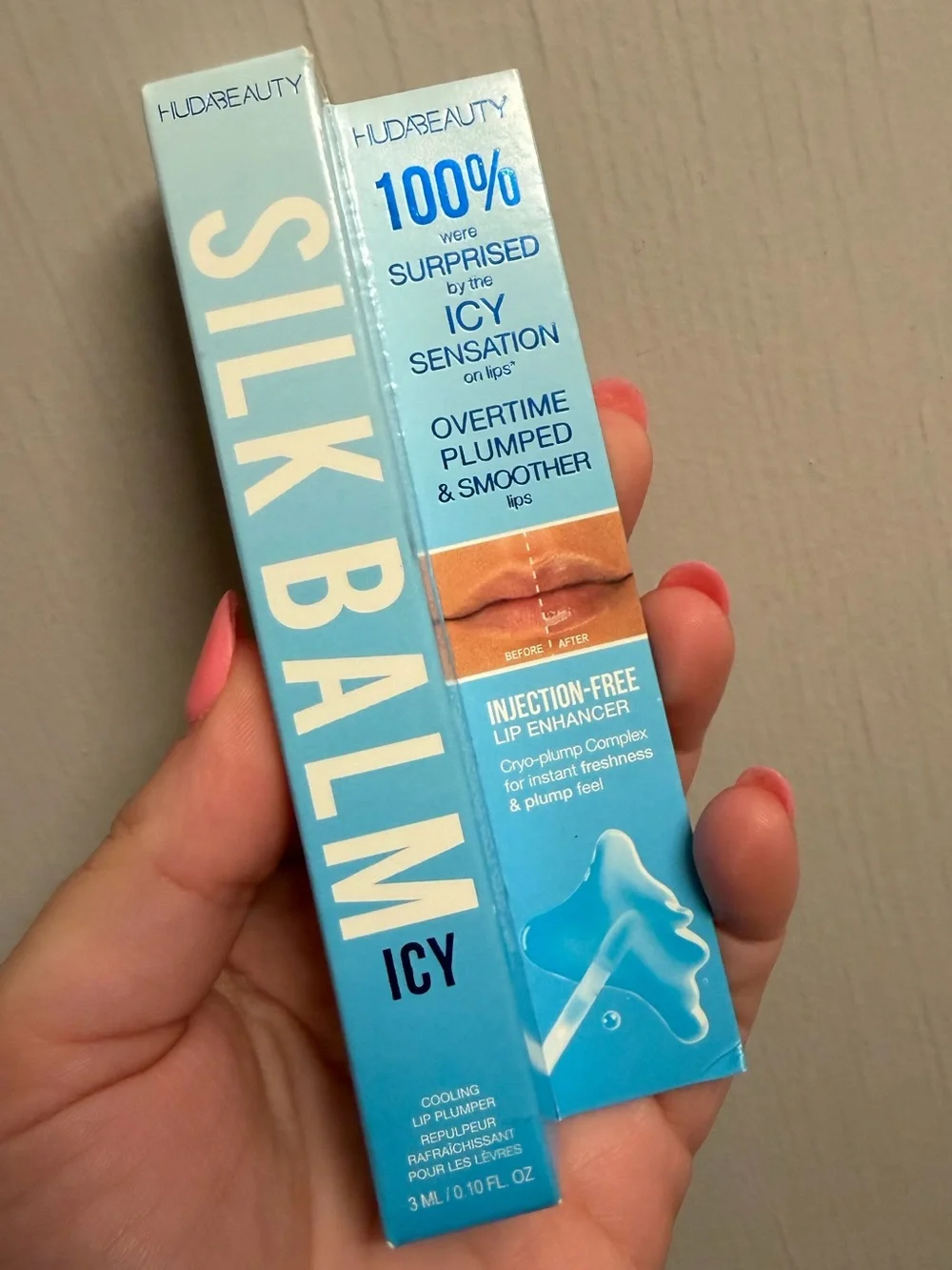 HUDA BEAUTY Silk Balm Icy Lip Enhancer